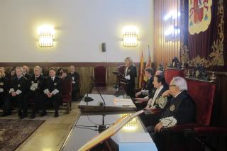 Gloria Herráez durante su discurso